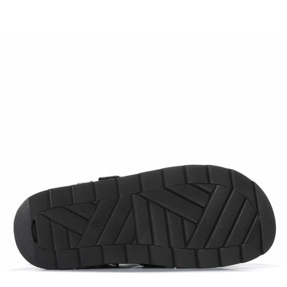 HP-Y4 (Hush puppies men's invicta sandals black) 82697435
