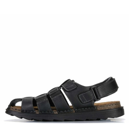 HP-Y4 (Hush puppies men's invicta sandals black) 82697435