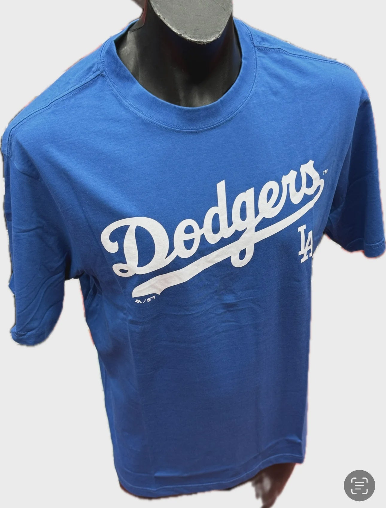 MJA-E14 (Majestic team wordmark tee dodgers classic blue) 112492391