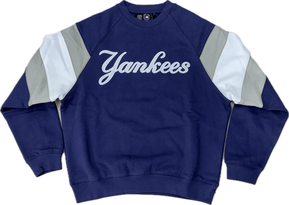 MJA-K15 (Majestic script logo new york yankees cooperstown box crew ink navy) 72697391