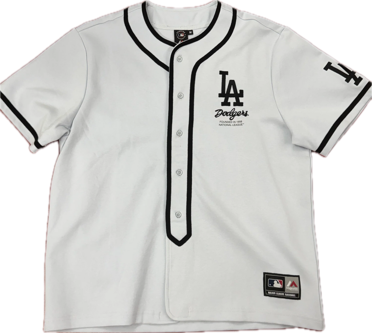 MJA-J15 (Majestic mlb los angeles dodgers script basket ball replica jerseys smoke) 72696956