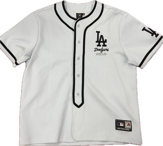 MJA-J15 (Majestic mlb los angeles dodgers script basket ball replica jerseys smoke) 72696956