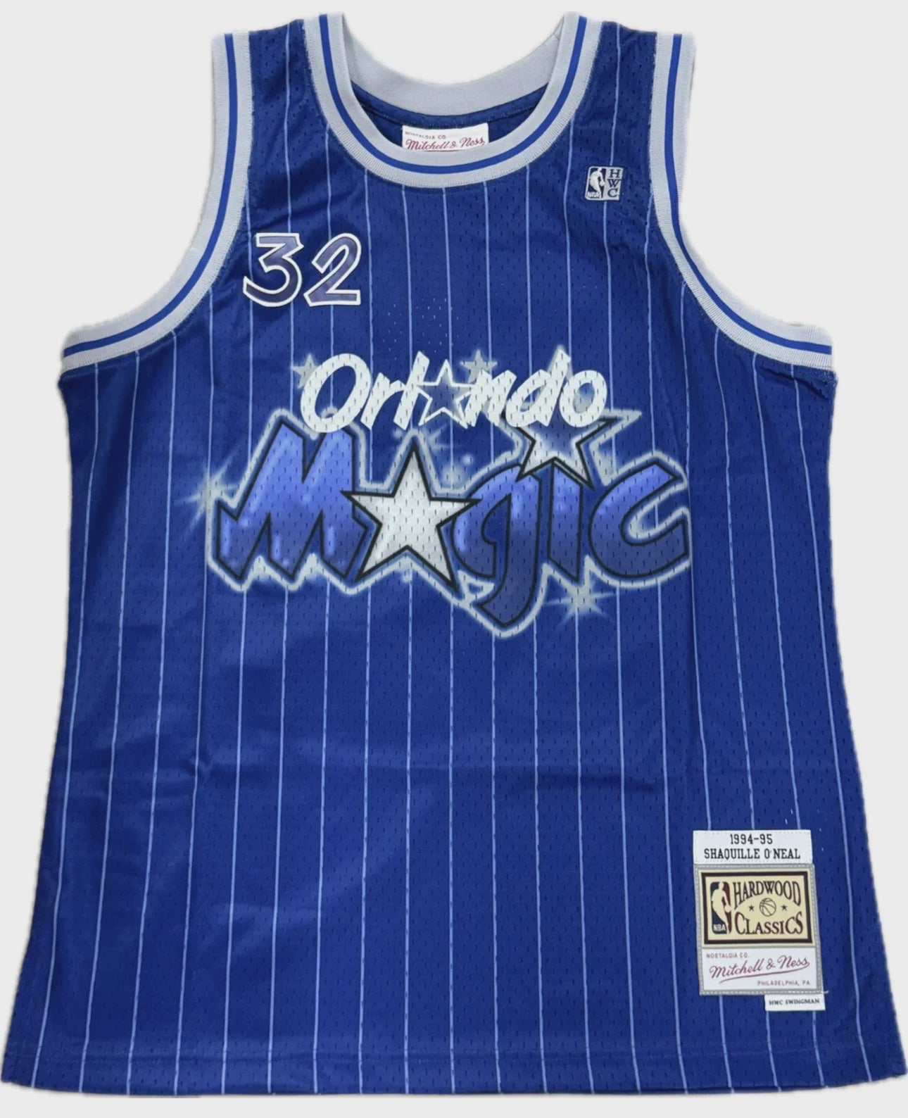 MNA-M53 (Mitchell & ness nba swingman orlando magic airbrush energy jersey mazarine blue) 82699130