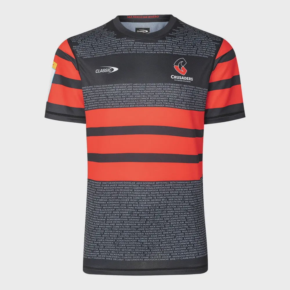 CS-C2 (Classic crusaders mens pro warm up training tee black/red) 122494000