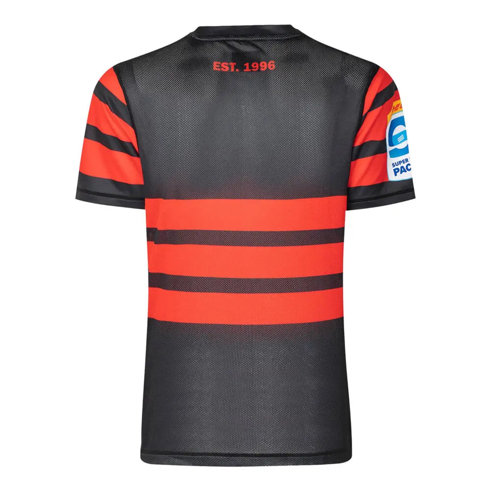 CS-C2 (Classic crusaders mens pro warm up training tee black/red) 122494000