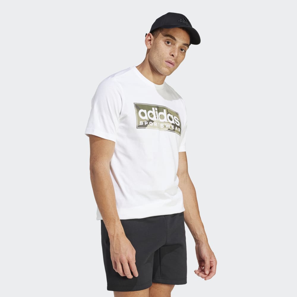 AA-P22 (Adidas sportswear camo graphic tee white) 122392406