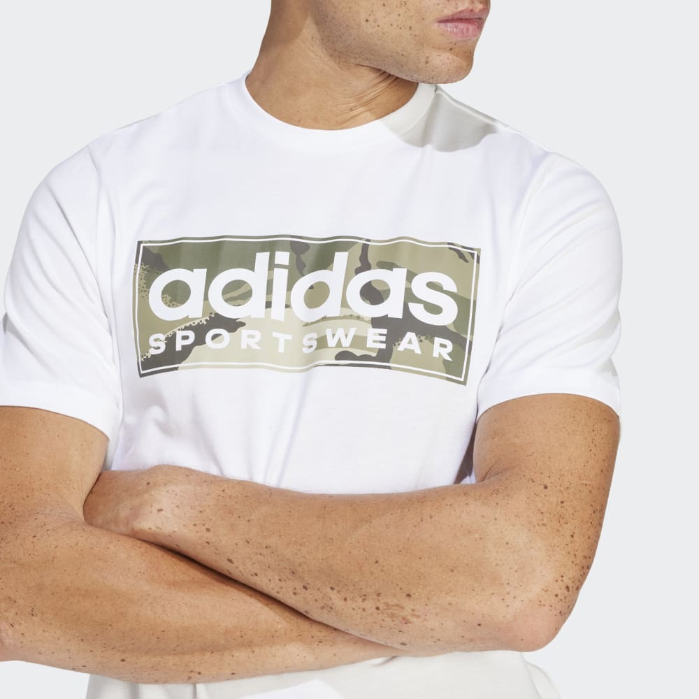 AA-P22 (Adidas sportswear camo graphic tee white) 122392406