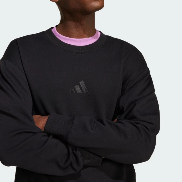 AA-L25 (Adidas all szn french terry crew sweatshirt black) 82494605