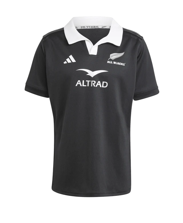 AA-D24 (Adidas all blacks rugby aeroready short sleeve jersey black/white) 72497255