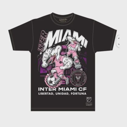 MNA-C44 (Mitchell & ness the herrons carcture tee inter miami faded black) 52593478