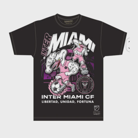 MNA-C44 (Mitchell & ness the herrons carcture tee inter miami faded black) 52593478