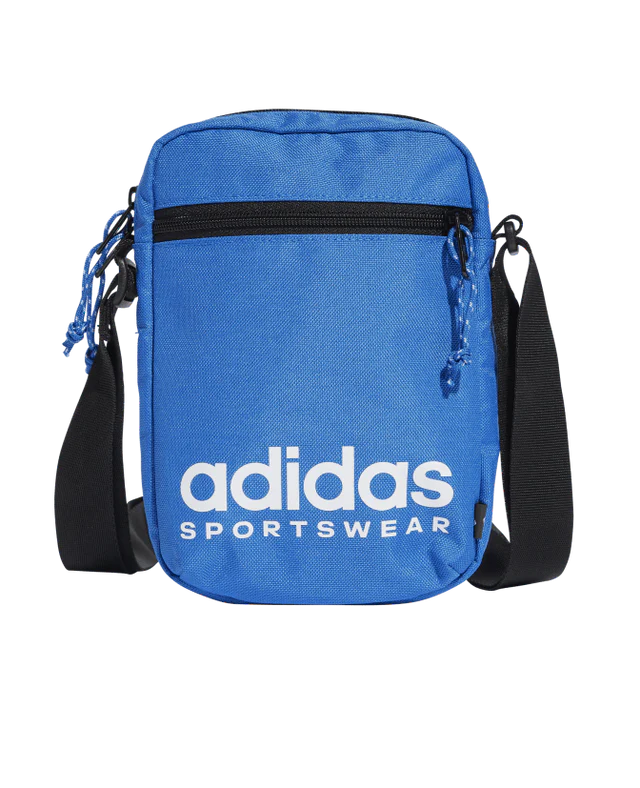 AE-S6 (Adidas sportswear festival side bag light blue/black/white) 82491795