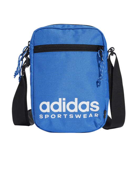 AE-S6 (Adidas sportswear festival side bag light blue/black/white) 82491795