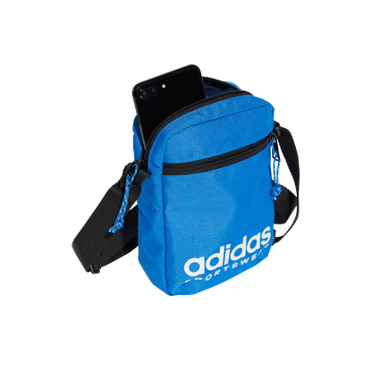 AE-S6 (Adidas sportswear festival side bag light blue/black/white) 82491795