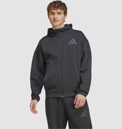 AA-R24 (Adidas Z.N.E. full zip hooded track jacket black/black) 82497214