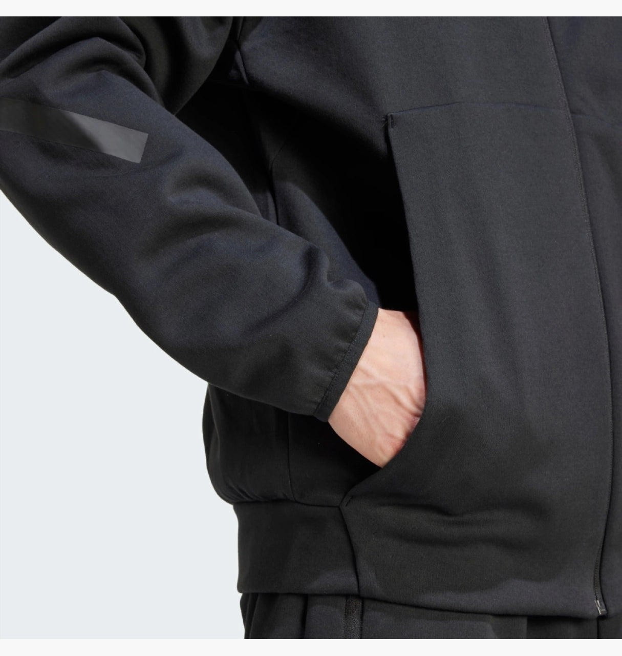 AA-R24 (Adidas Z.N.E. full zip hooded track jacket black/black) 82497214