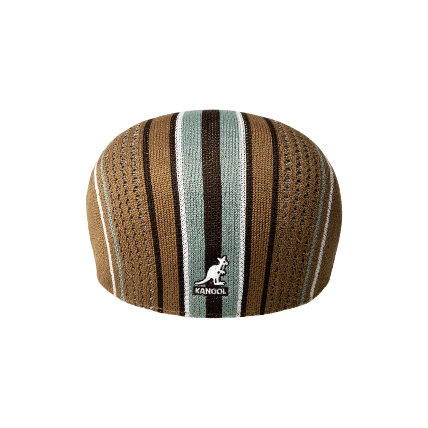K-U (Kangol clubhouse stripe 507 flat cap tan/sage green) 12695000