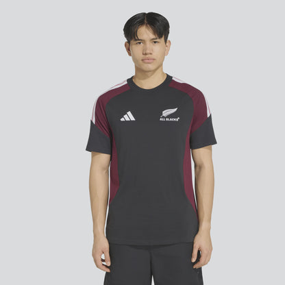 AA-G32 (Adidas all blacks cotton t-shirt all black/maroon) 52692956