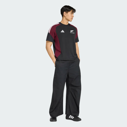 AA-G32 (Adidas all blacks cotton t-shirt all black/maroon) 52692956