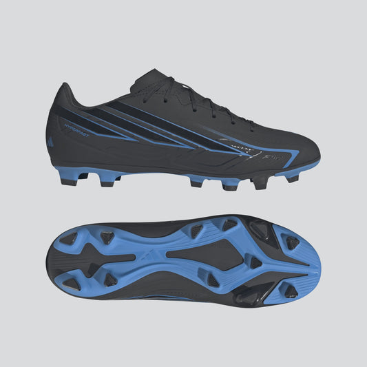 A-E73 (Adidas F50 hyperfast club firm/multi ground boots black/lura blue) 72695292