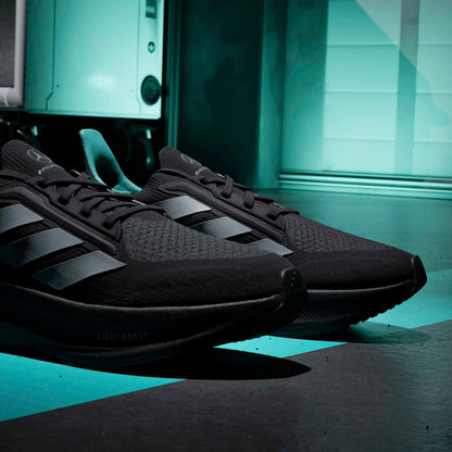 A-P72 (Adidas ultraboost 5 x mercedes amg petronas F1 team shoes black/metallic silver/semi mint rush) 226915867