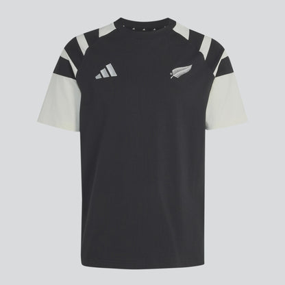 AA-C32 (Adidas all blacks leisurewear t-shirt black/off white) 52693412