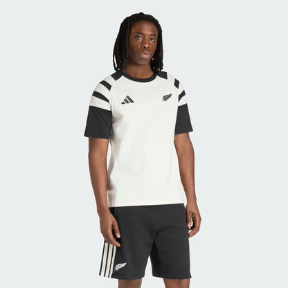 AA-D32 (Adidas all blacks lsw t-shirt off white/black) 52693412
