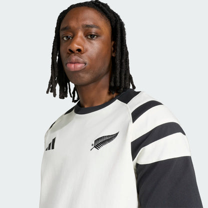 AA-D32 (Adidas all blacks lsw t-shirt off white/black) 52693412