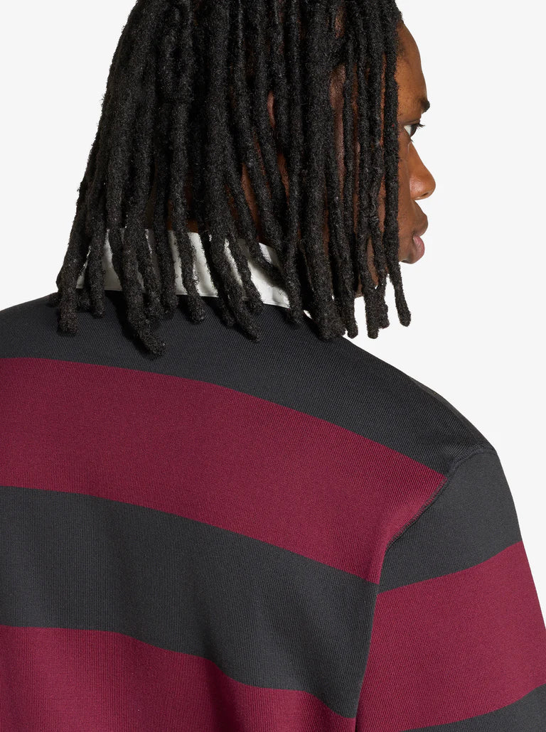 AA-J32 (Adidas all blacks heritage polo maroon/black) 62695457