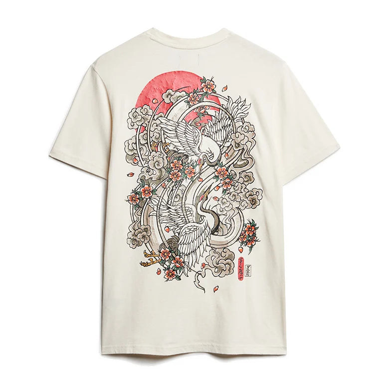 SDA-H (Superdry tokyo VI graphic t-shirt cream) 102493043