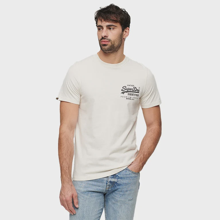 SDA-H (Superdry tokyo VI graphic t-shirt cream) 102493043