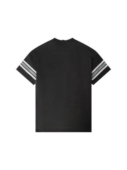 MJA-Y14 (Majestic vintage stripe arch tee chicago white sox faded black) 92592826