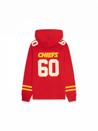 MJA-R14 (Majestic mens nfl panel hoodie kansas city cheifs red) 52596521