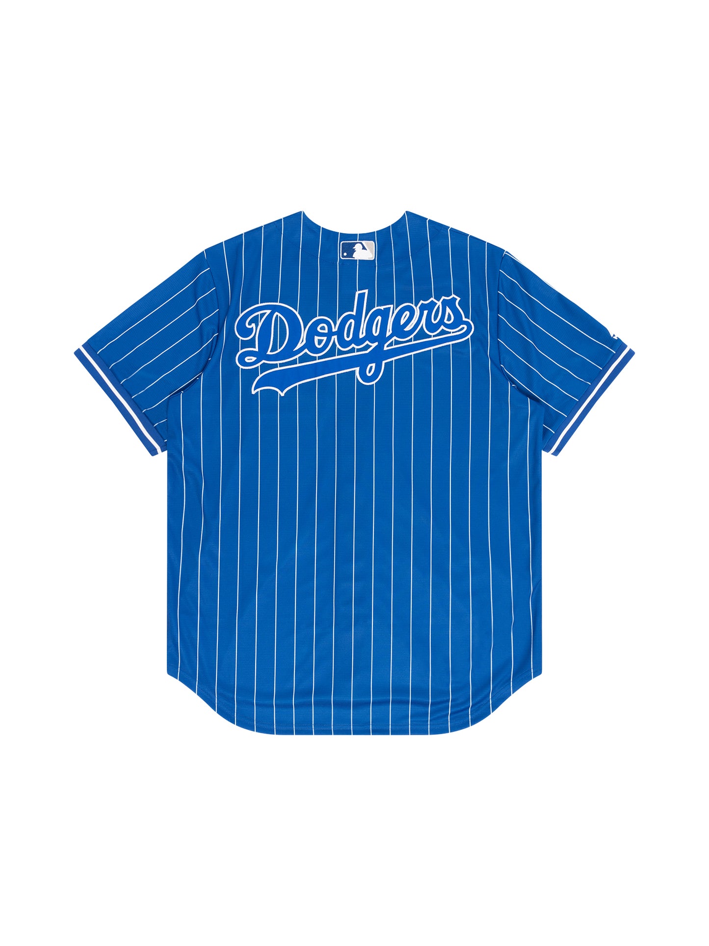 MJA-N10 (Majestic major league baseball pinstripe replica dodgers royal blue) 52396087