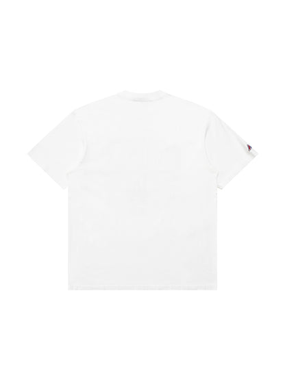 MJA-S11 (Majestic arch glow stripe tee dodgers vintage white) 92393478