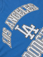 MJA-H11 (Majestic cracked puff arch tee dodgers faded royal) 72393478