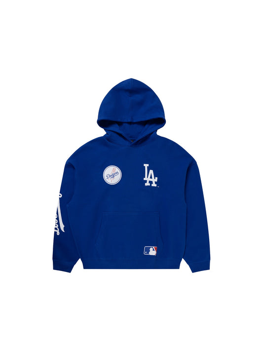 MJA-I13 (Majestic crest patch fleece los angeles dodgers hoodie surf the web) 52495652