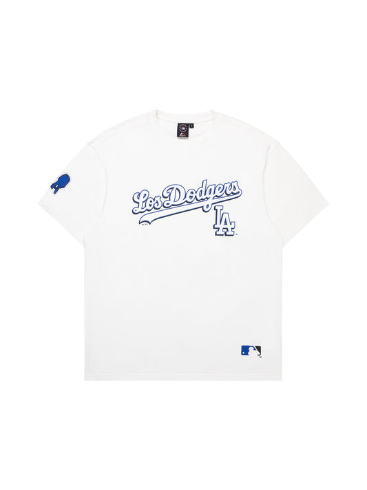 MJA-T13 (Majestic city connect shadow pop dodgers tee vintage white) 92492608