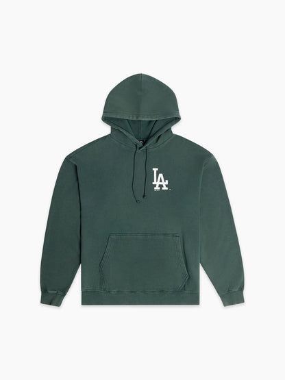 MJA-W14 (Majestic vintage arch acid hoodie los angeles dodgers rain forest) 52595652