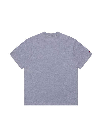 MJA-J11 (Majestic cracked puff arch tee raiders grey marle) 72393478 MAJESTIC