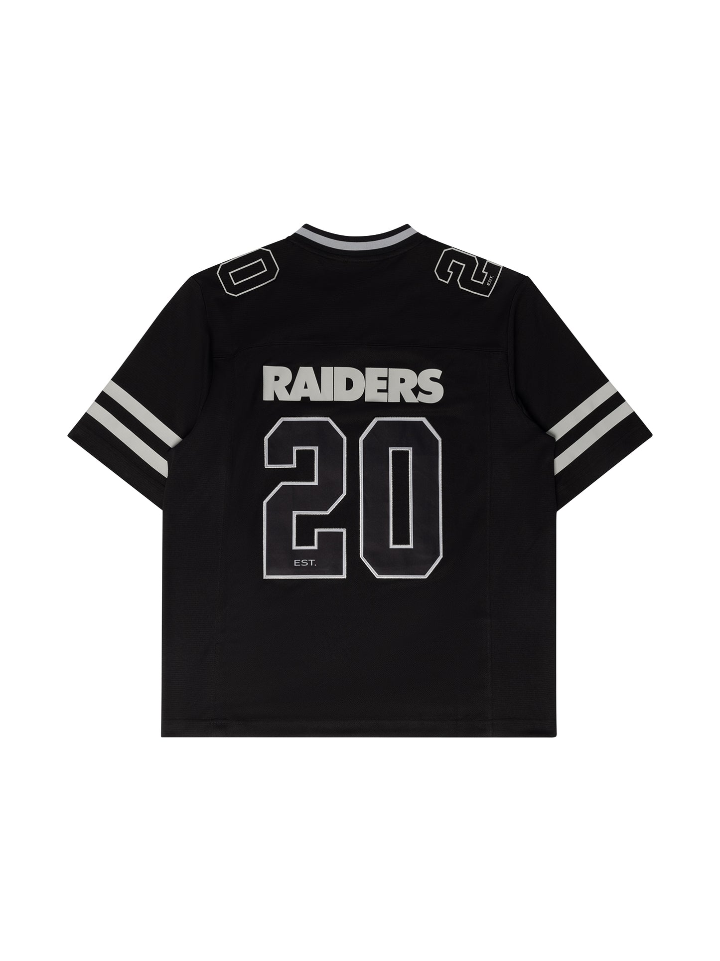 MJA-Z13 (Majestic mixed mesh replica raiders jersey black) 102496087