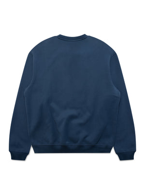 MJA-D9 (Majestic logo applique crew yankees french navy) 22395652 MAJESTIC