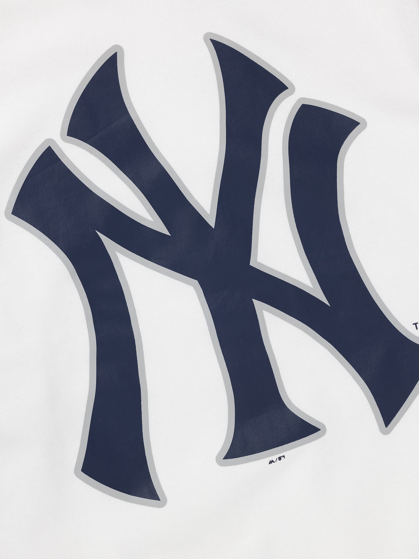 MJA-X11 (Majestic contrast sleeve crew new york yankees vintage white/true navy/rhubarb) 92395652