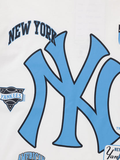 MJA-W12 (Majestic logomania tee new york yankees vintage white) 112393043