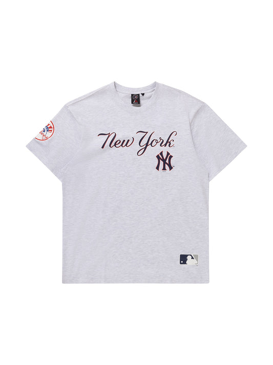 MJA-N13 (Majestic city connect wordmark new york yankees tee white marle) 52493043