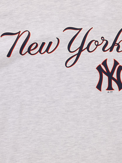 MJA-N13 (Majestic city connect wordmark new york yankees tee white marle) 52493043