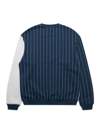 MJA-O9 (Majestic pinstripe panel crew yankees french navy/vintage white marl) 32396087 MAJESTIC