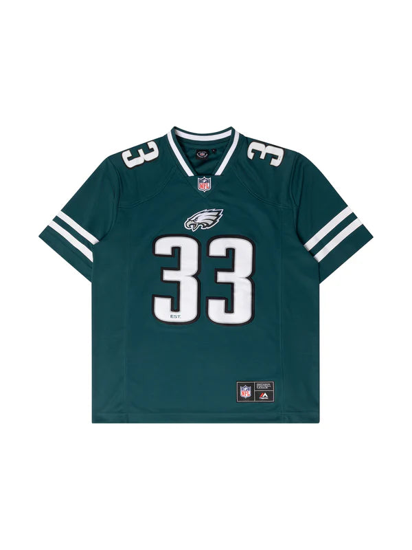 MJA-C14 (Majestic mixed mesh replica eagles  jersey green) 102496087