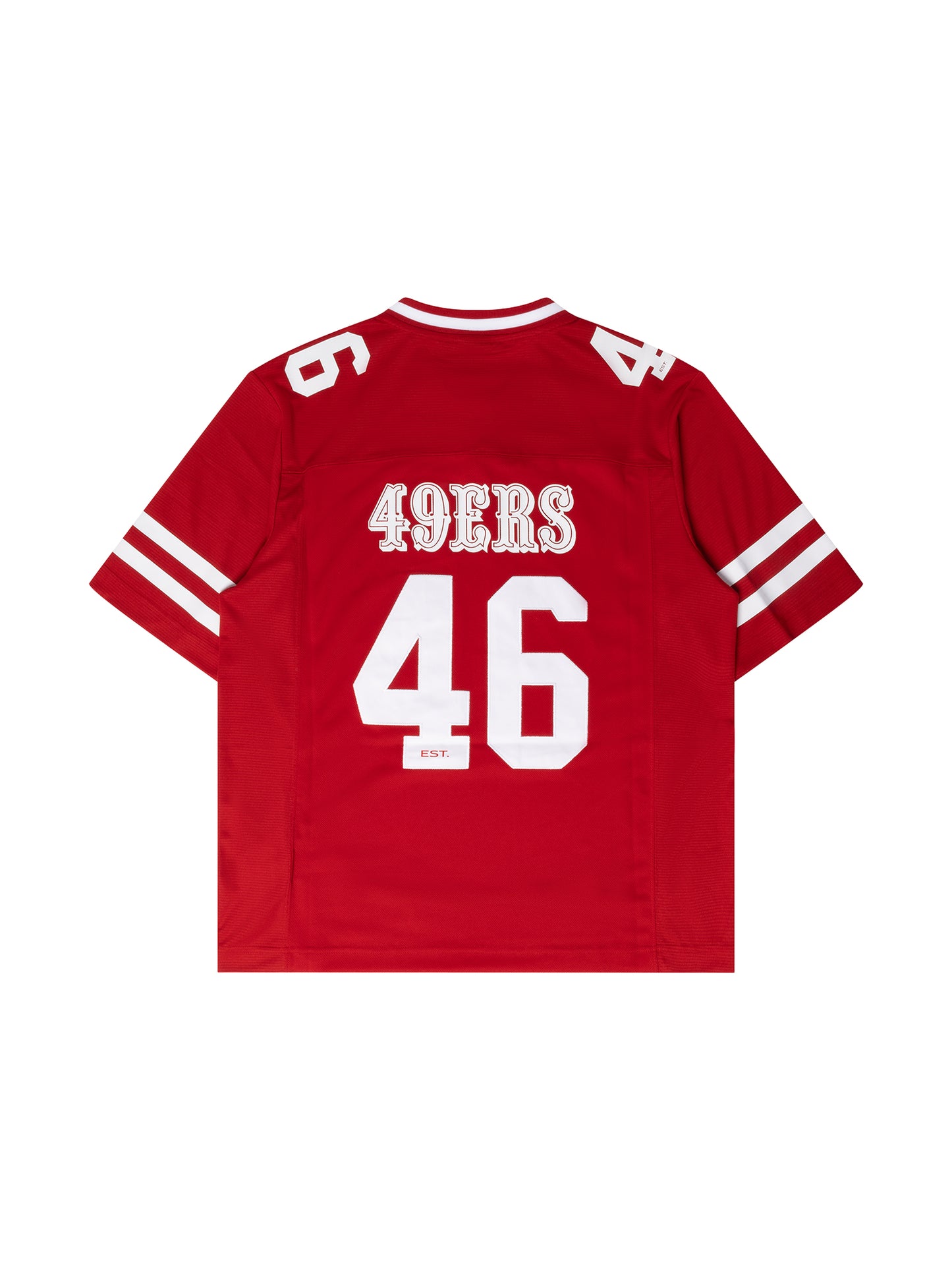 MJA-D14 (Majestic mixed mesh replica 49ers jersey bright red) 102496087