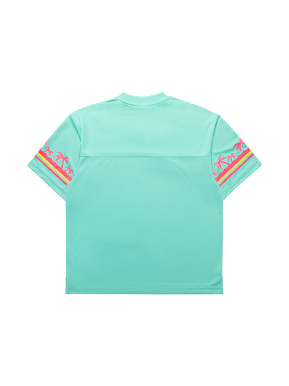 MJA-U13 (Majestic city connect mesh oversize san diego padres tee aqua)